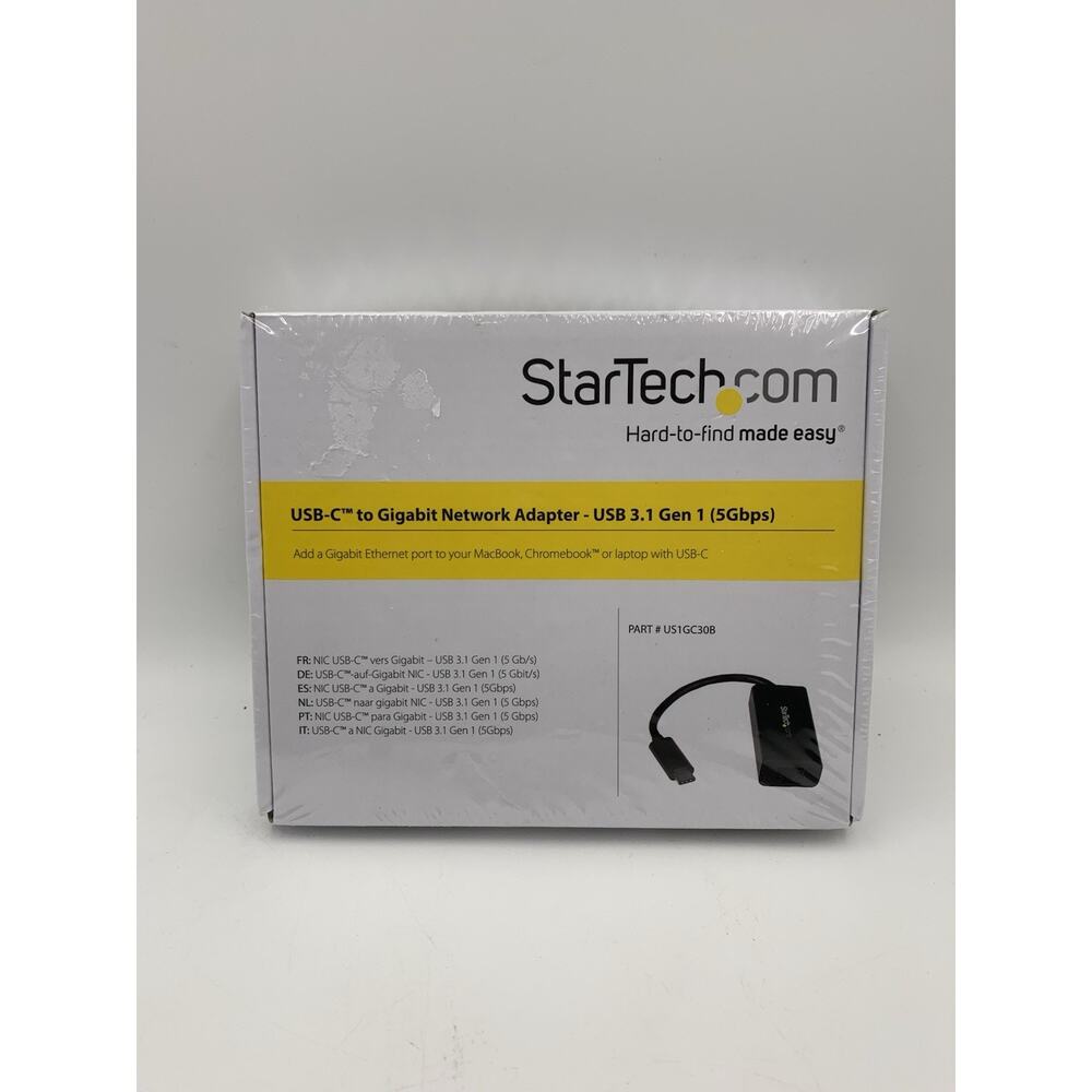 StarTech.com USB 3.0 to Gigabit Network Adapter with Built-In 2-Port USB Hub -